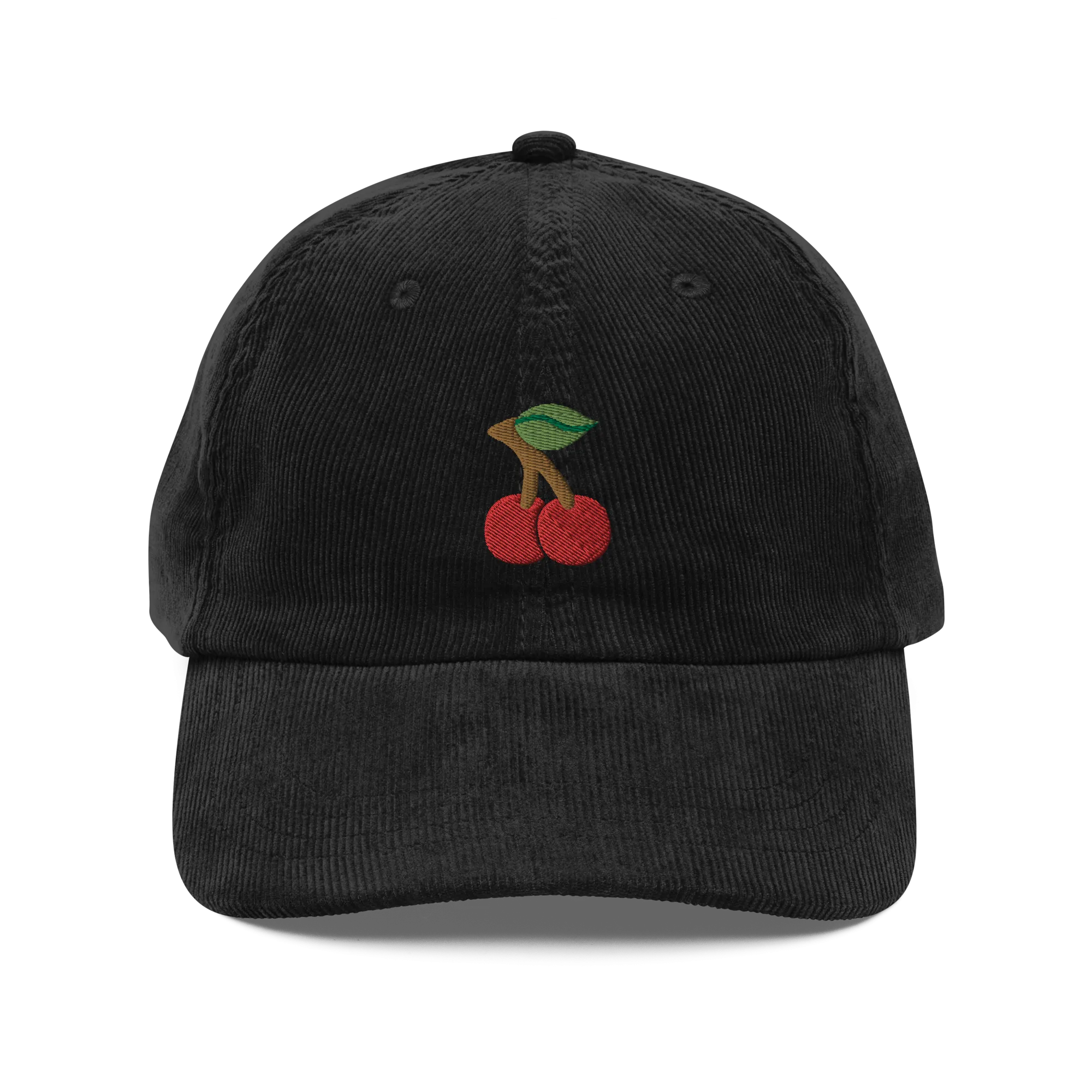 Cherries Corduroy Hat