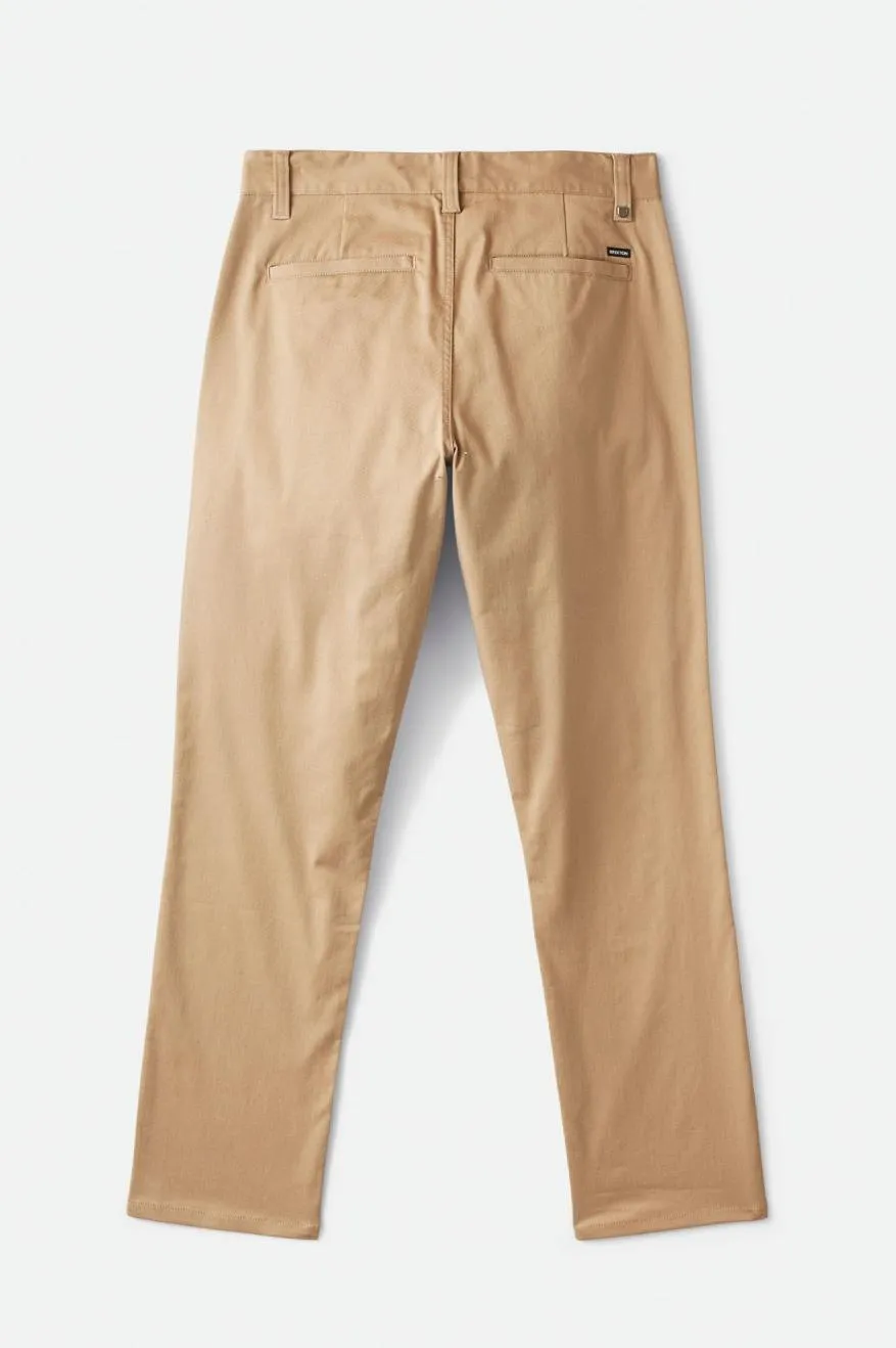 Choice Chino Regular Pant - Khaki Brixton