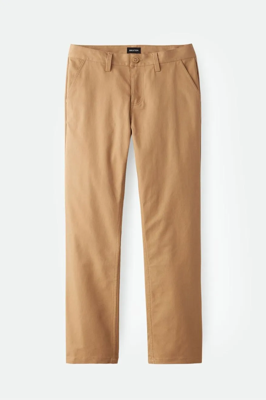 Choice Chino Regular Pant - Khaki Brixton