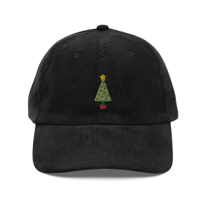 Christmas Tree Corduroy Hat