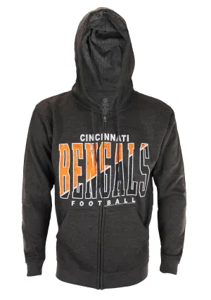 Cincinnati Bengals NFL Football Mens Split Formation Fleece Hoodie, Gray