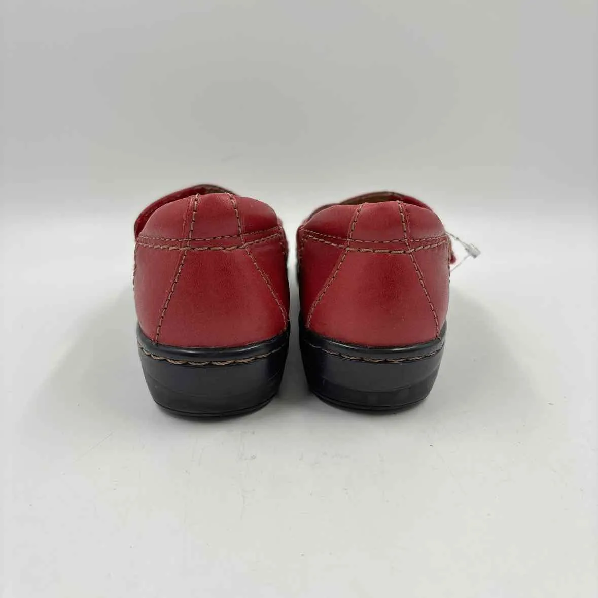 Clarks Women's Shoe Size 5 Red Solid Casual Shoes
