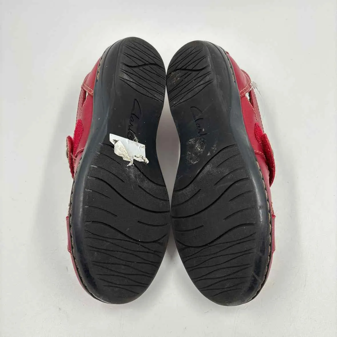 Clarks Women's Shoe Size 5 Red Solid Casual Shoes