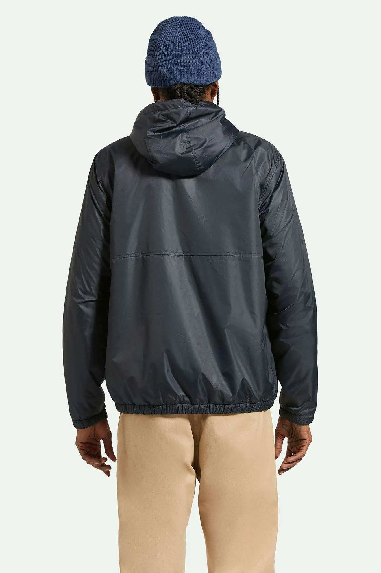 Claxton Parsons Arctic Fleece Lined Jacket - Black Brixton