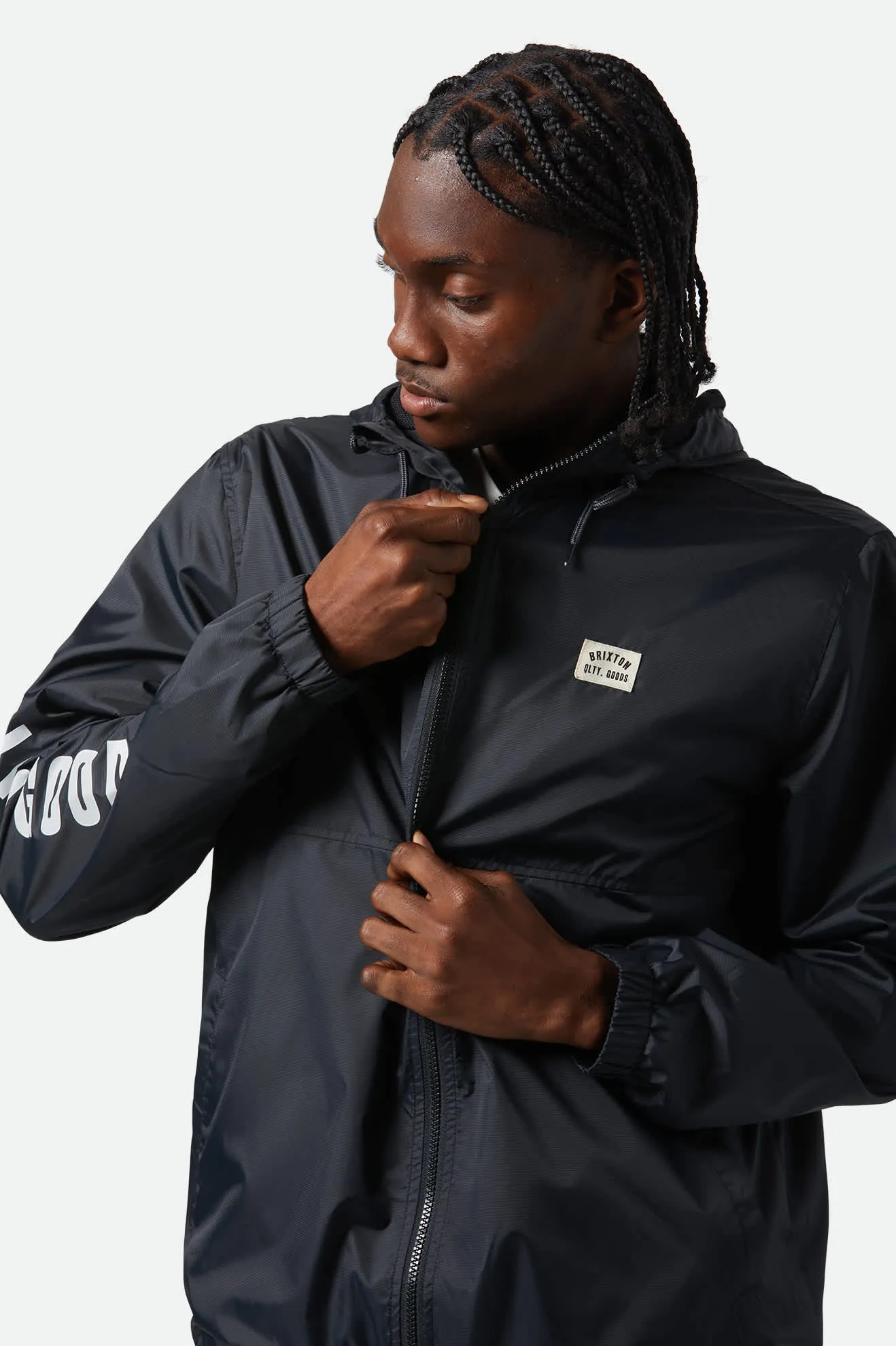 Claxton Woodburn Lightweight Jacket - Black Brixton