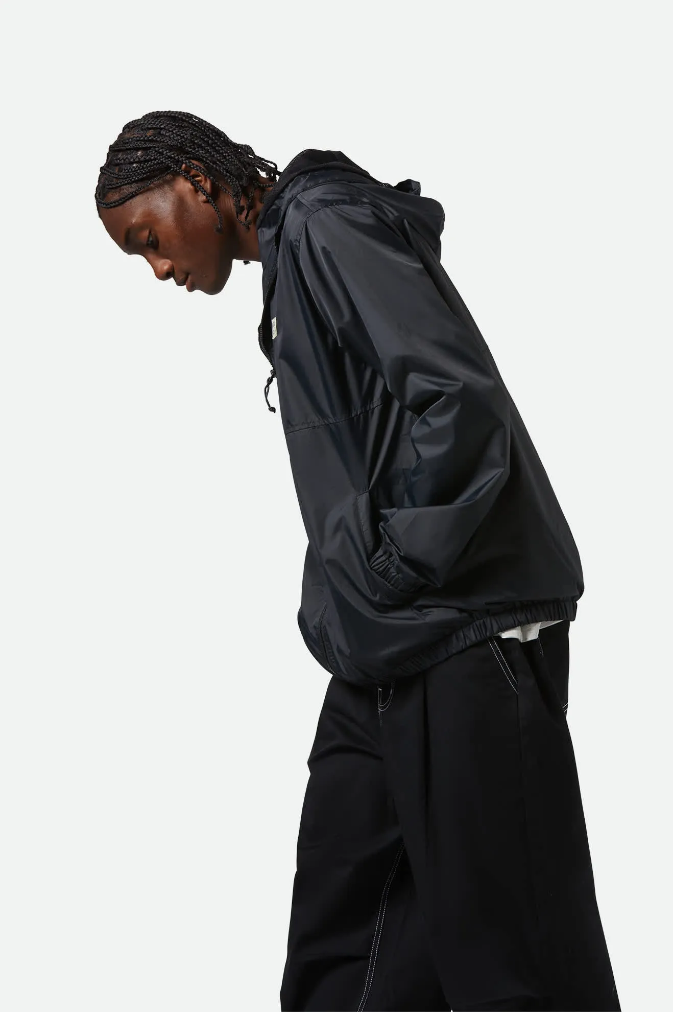 Claxton Woodburn Lightweight Jacket - Black Brixton
