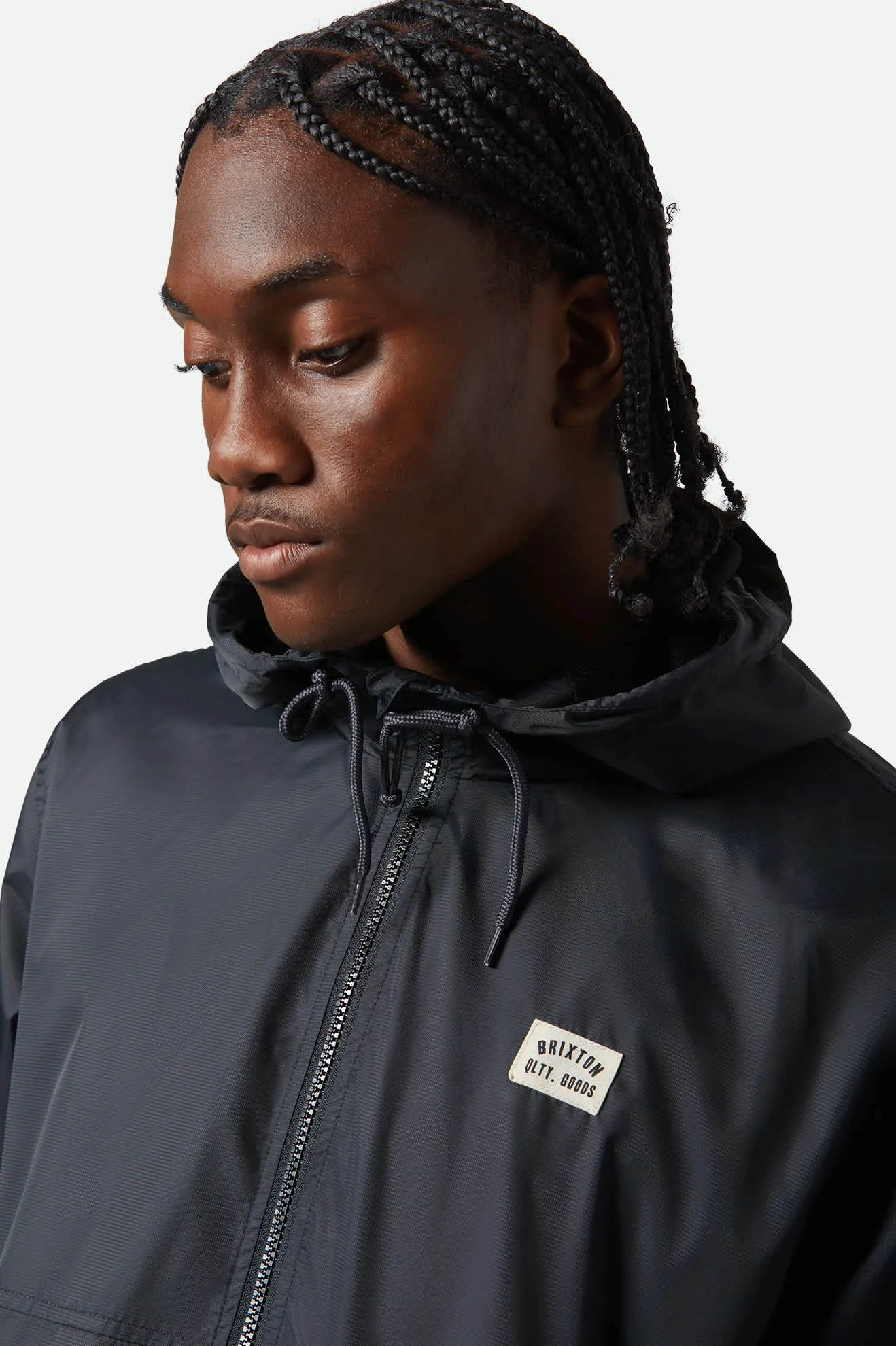 Claxton Woodburn Lightweight Jacket - Black Brixton