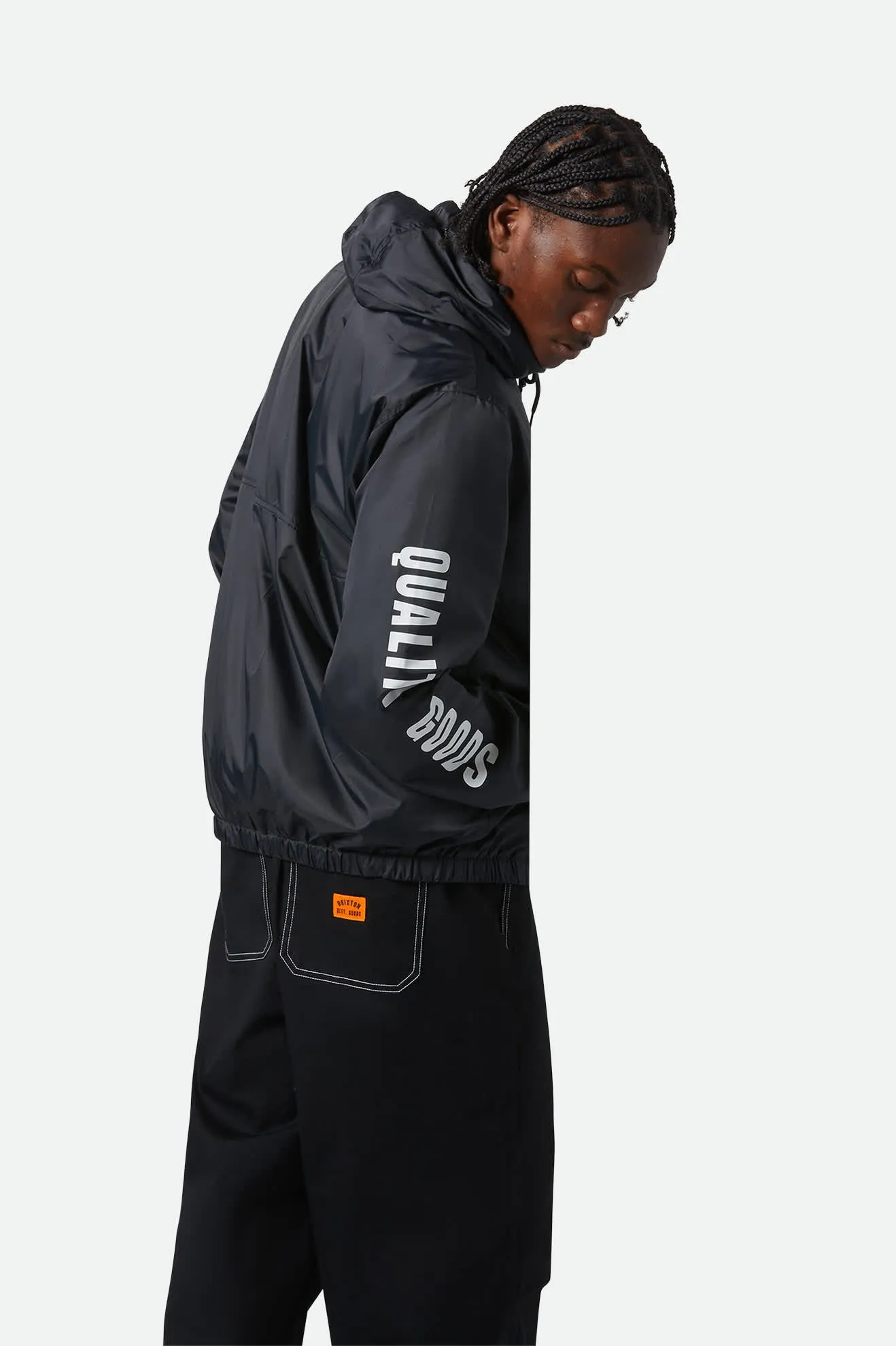 Claxton Woodburn Lightweight Jacket - Black Brixton