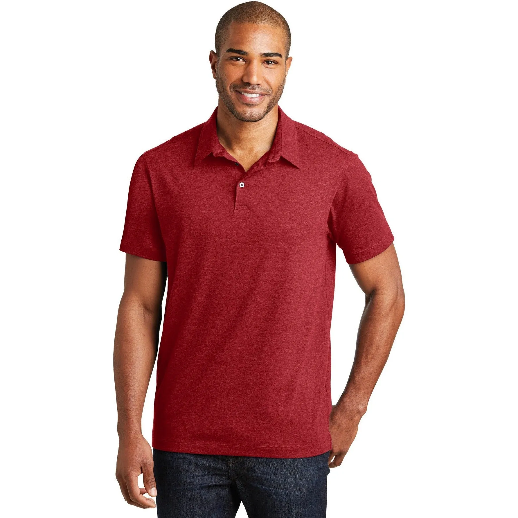CLOSEOUT - Port Authority Meridian Cotton Blend Polo