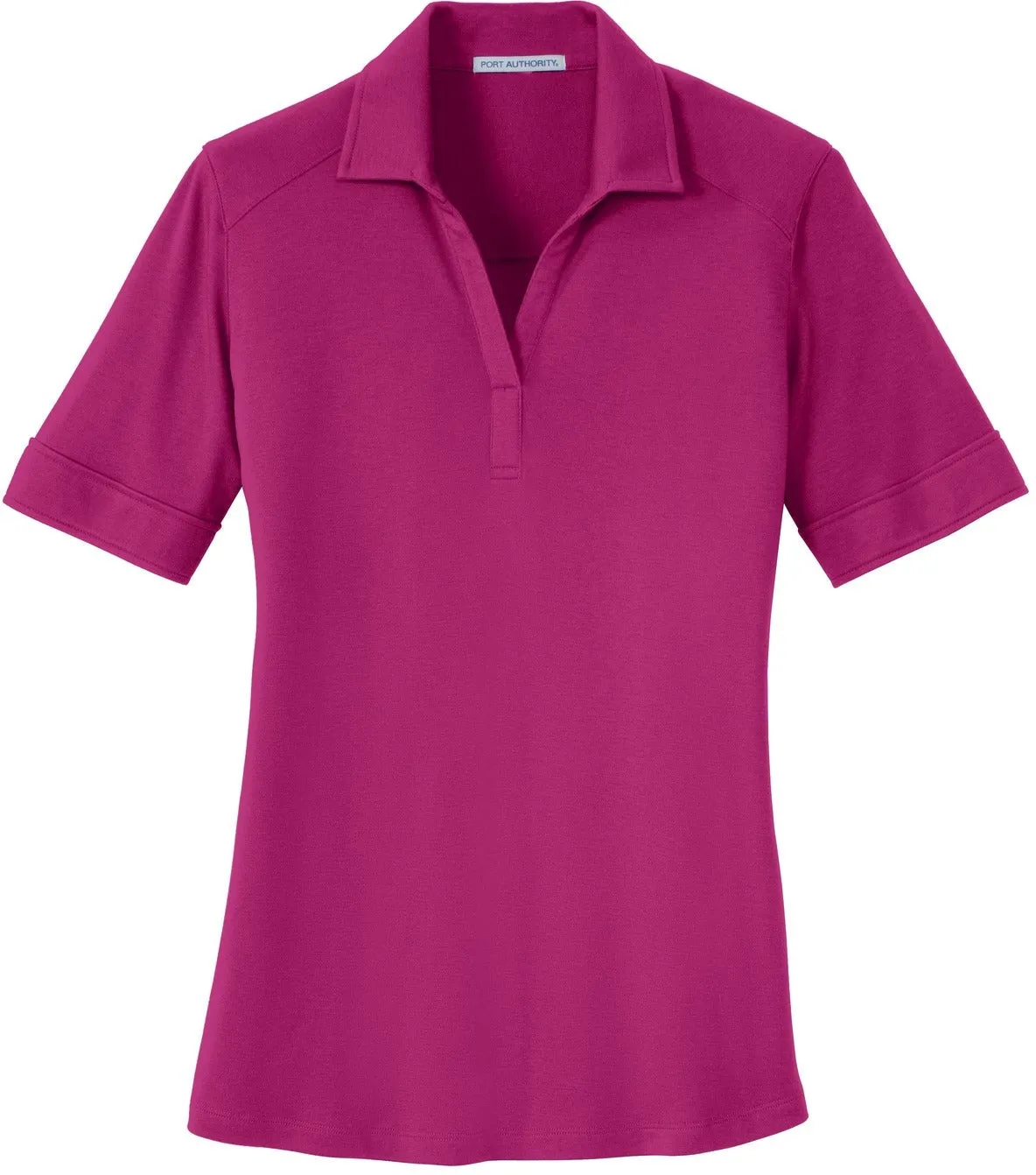 CLOSEOUT - Port AuthorityLadies Silk TouchInterlock Performance Polo