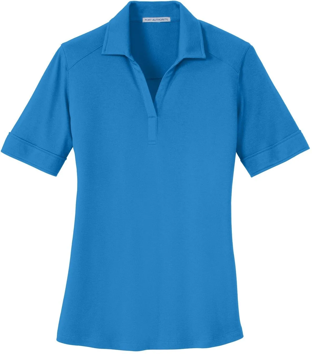 CLOSEOUT - Port AuthorityLadies Silk TouchInterlock Performance Polo