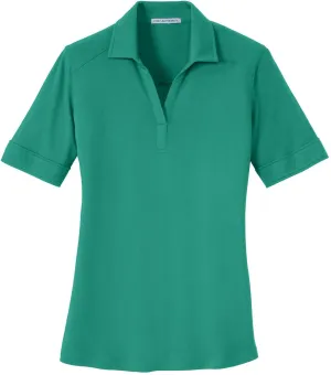 CLOSEOUT - Port AuthorityLadies Silk TouchInterlock Performance Polo