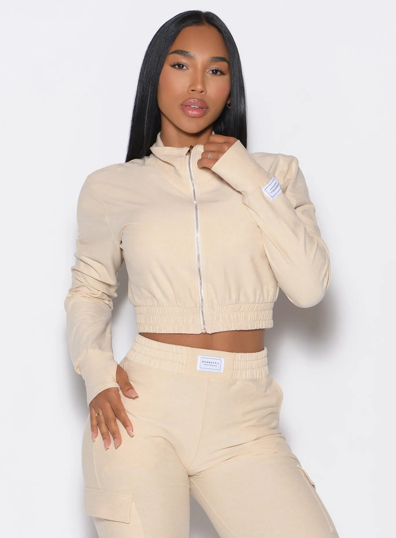 Cloud Crop Jacket Bombshell