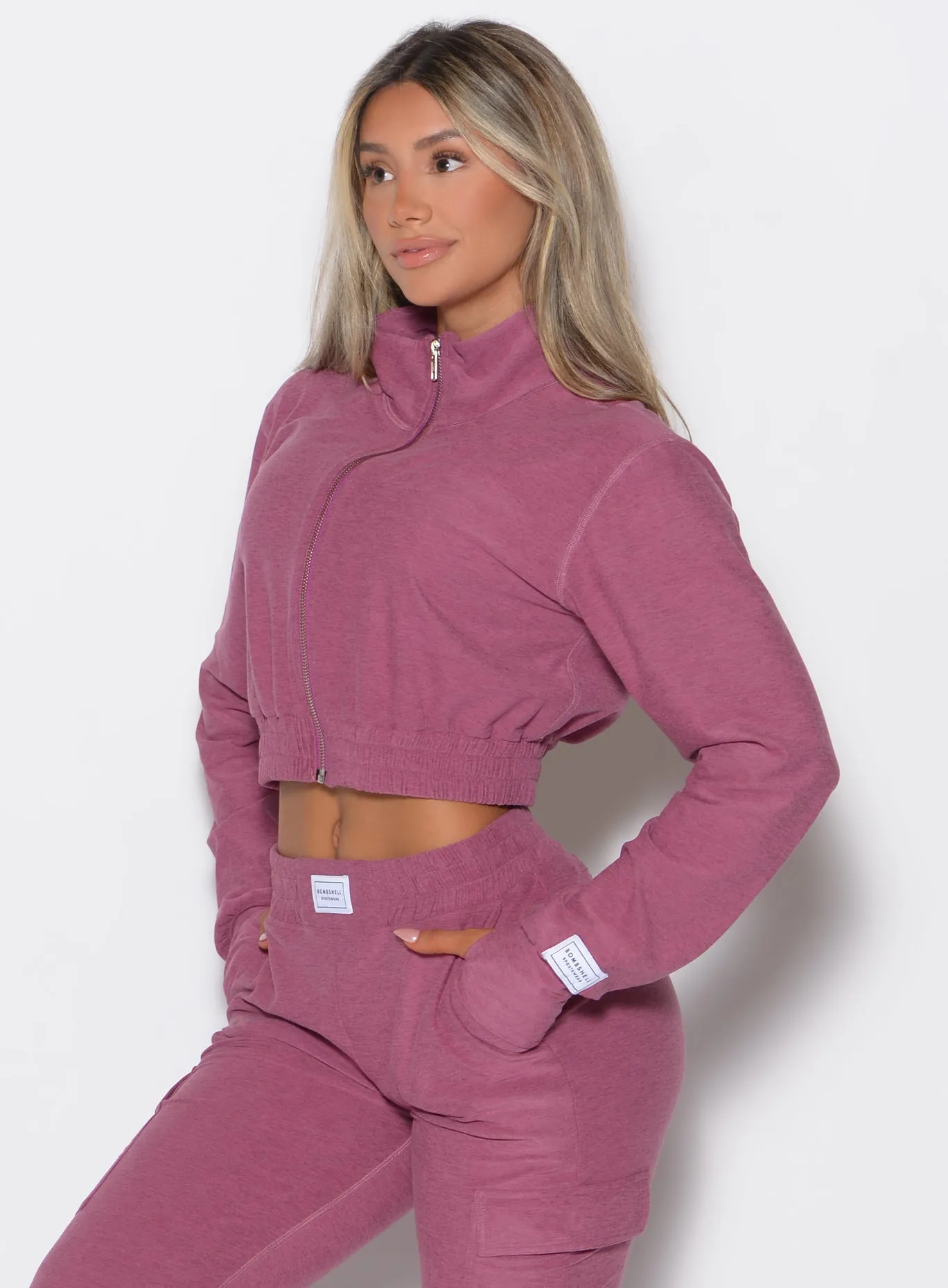 Cloud Crop Jacket Bombshell
