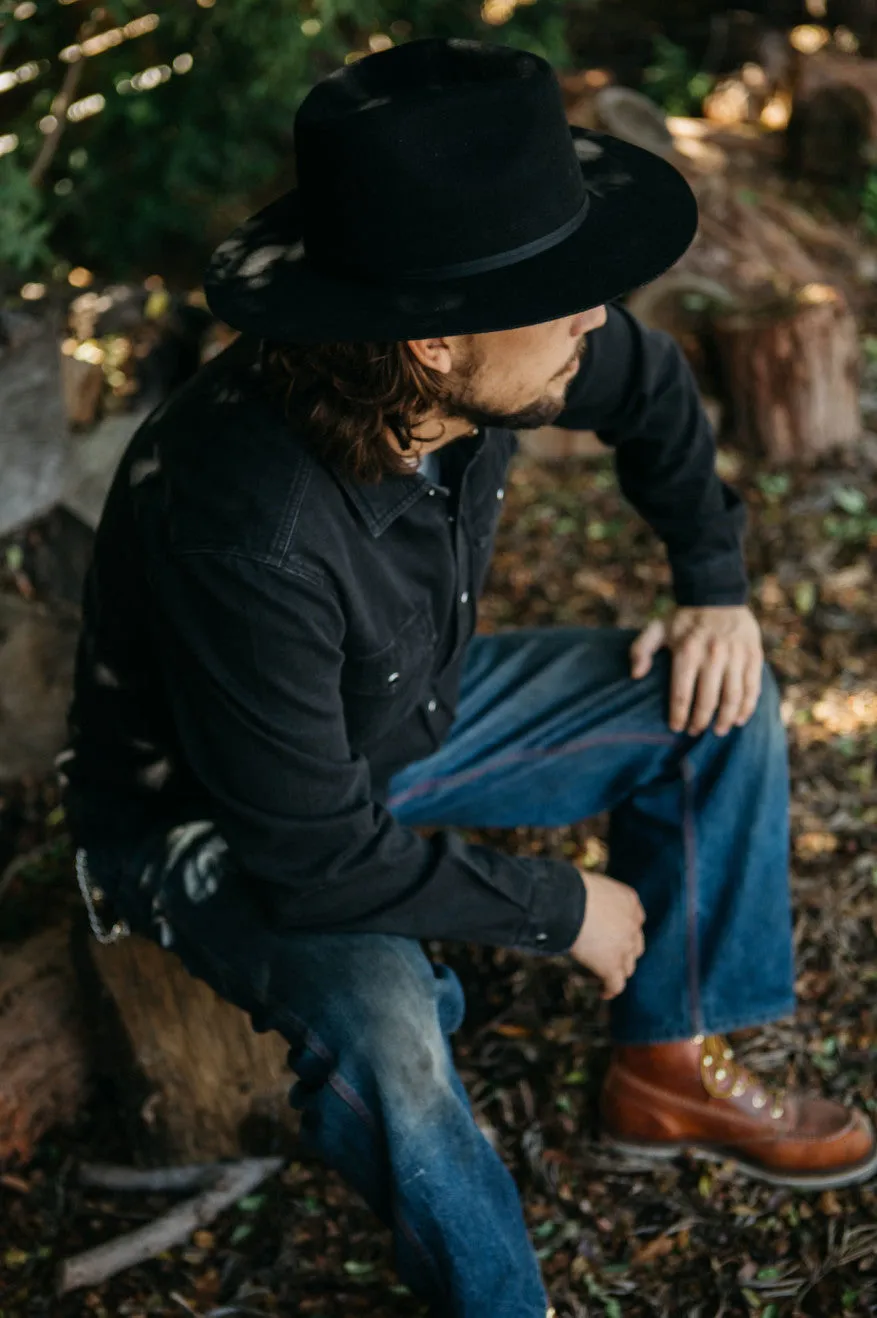 Cohen Cowboy Hat - Black Brixton