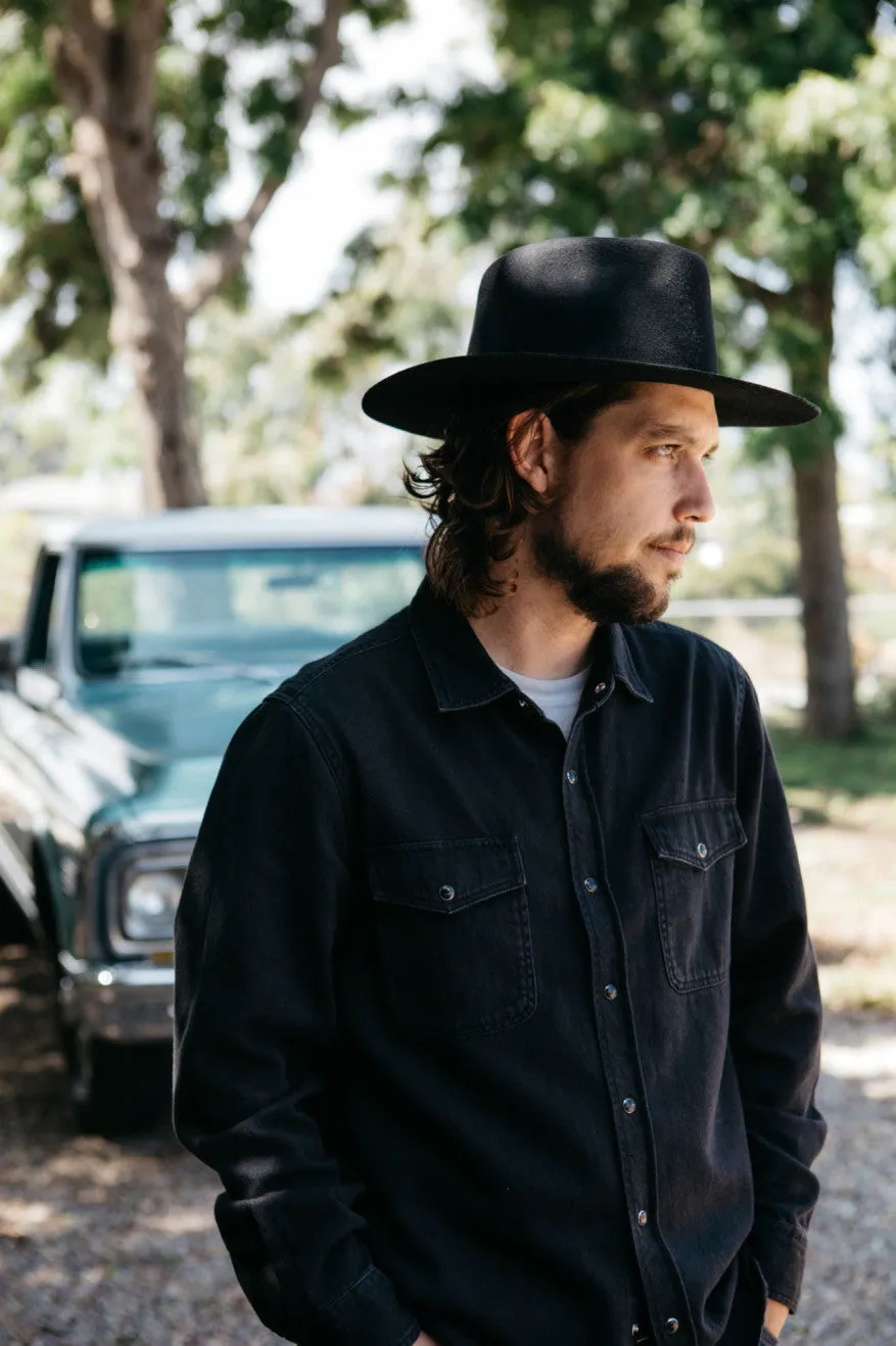 Cohen Cowboy Hat - Black Brixton