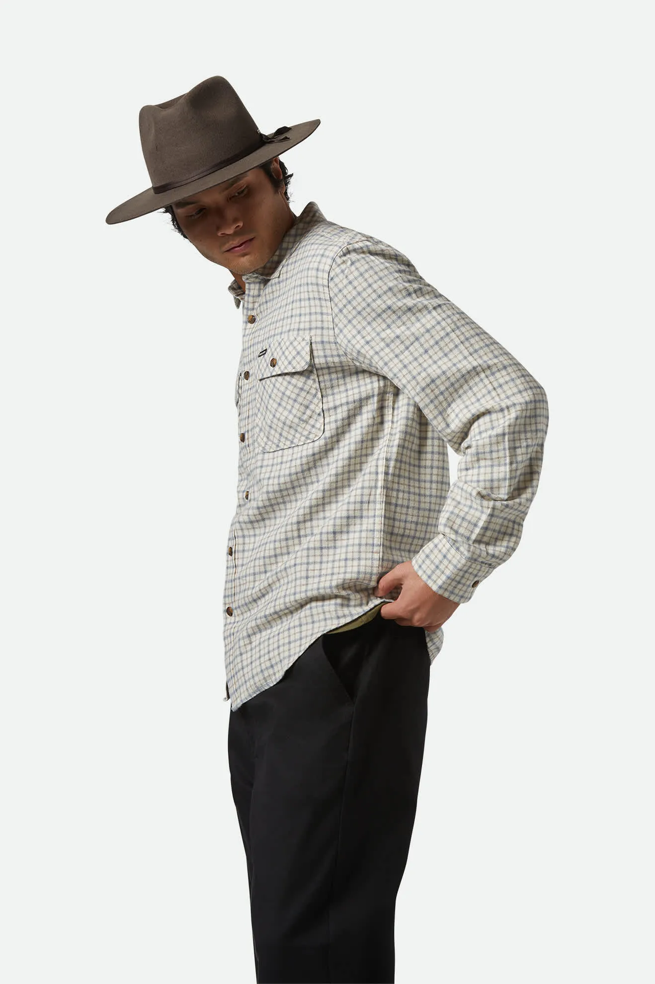 Cohen Cowboy Hat - Brown Brixton