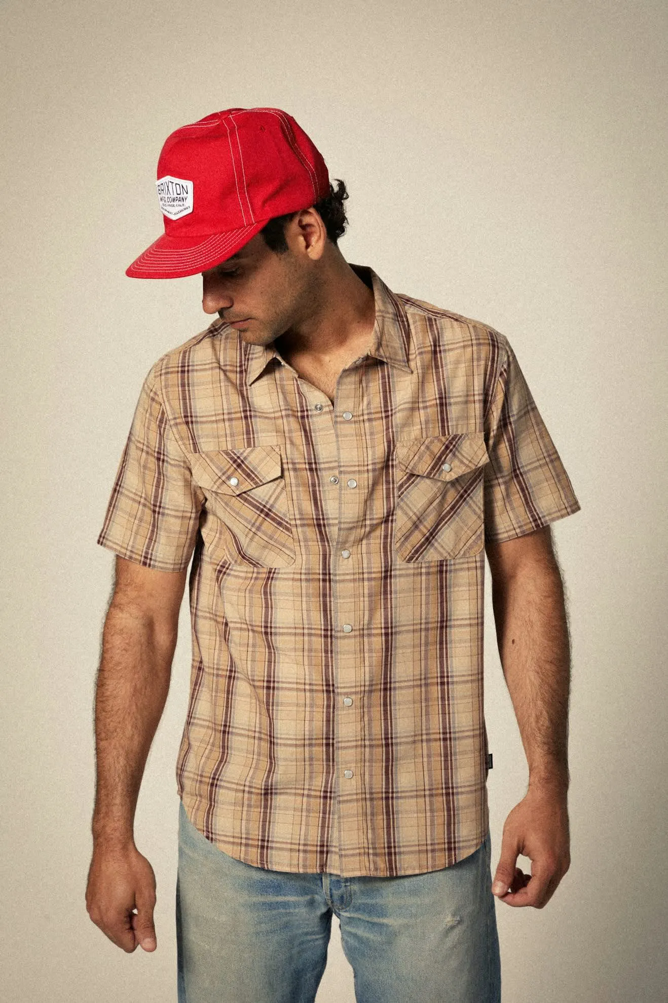 Coleson Snapback - Red Brixton