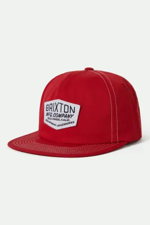Coleson Snapback - Red Brixton