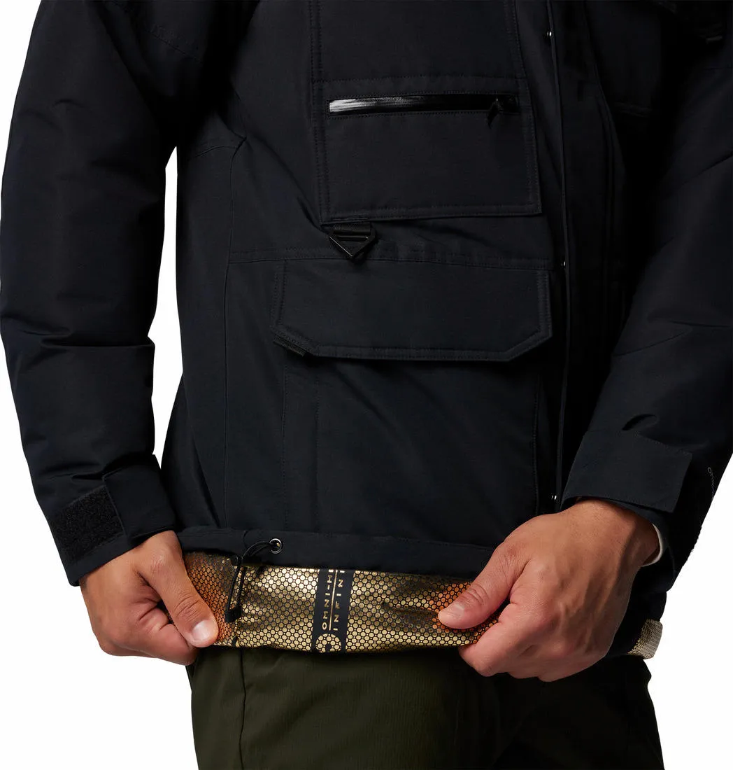 Columbia Men Black Omni-Heat Infinity Landroamer II Parka Parka Jacket