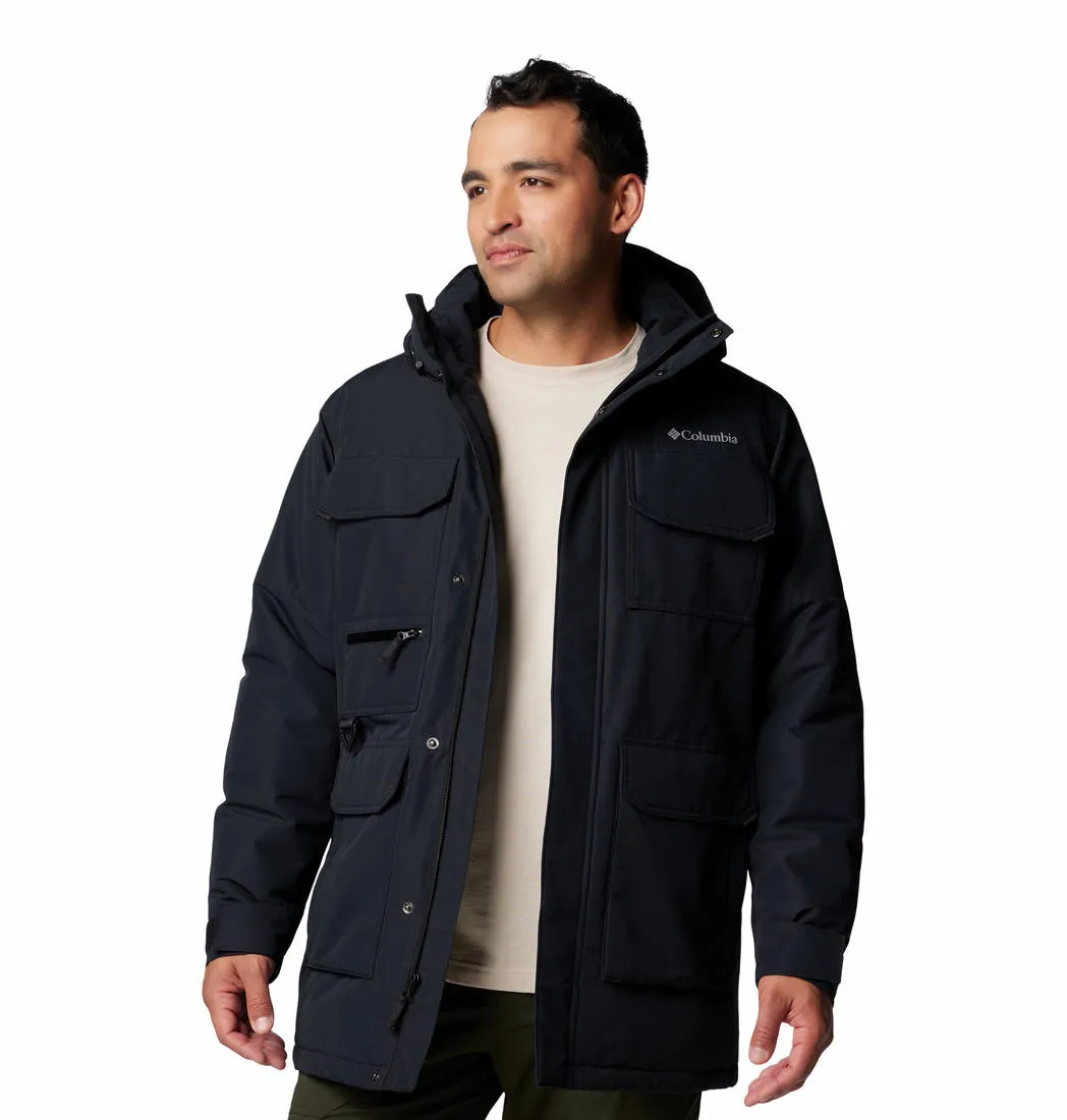 Columbia Men Black Omni-Heat Infinity Landroamer II Parka Parka Jacket