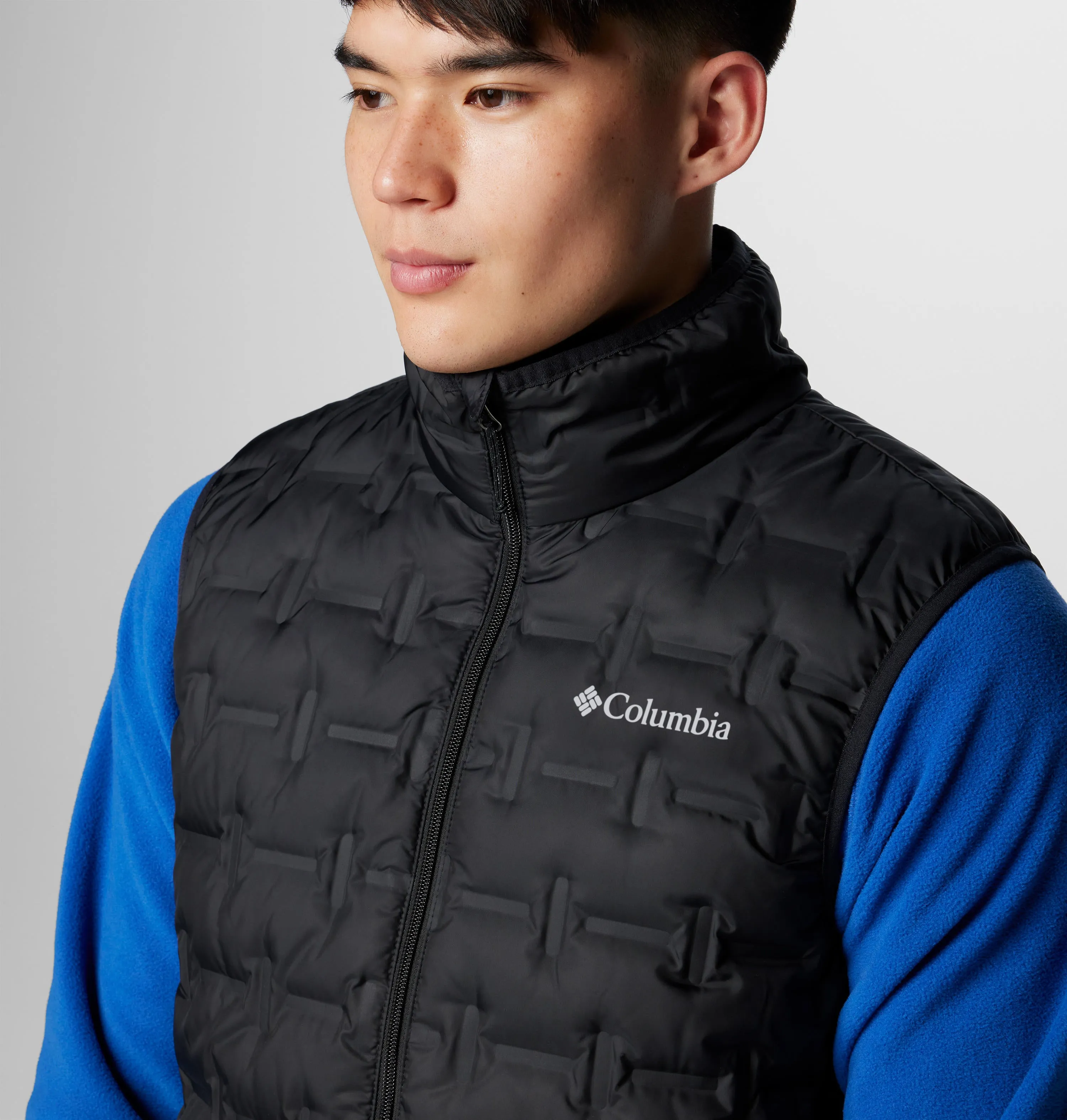 Columbia Men Black Omni-Heat Reflective Delta Ridge II Vest