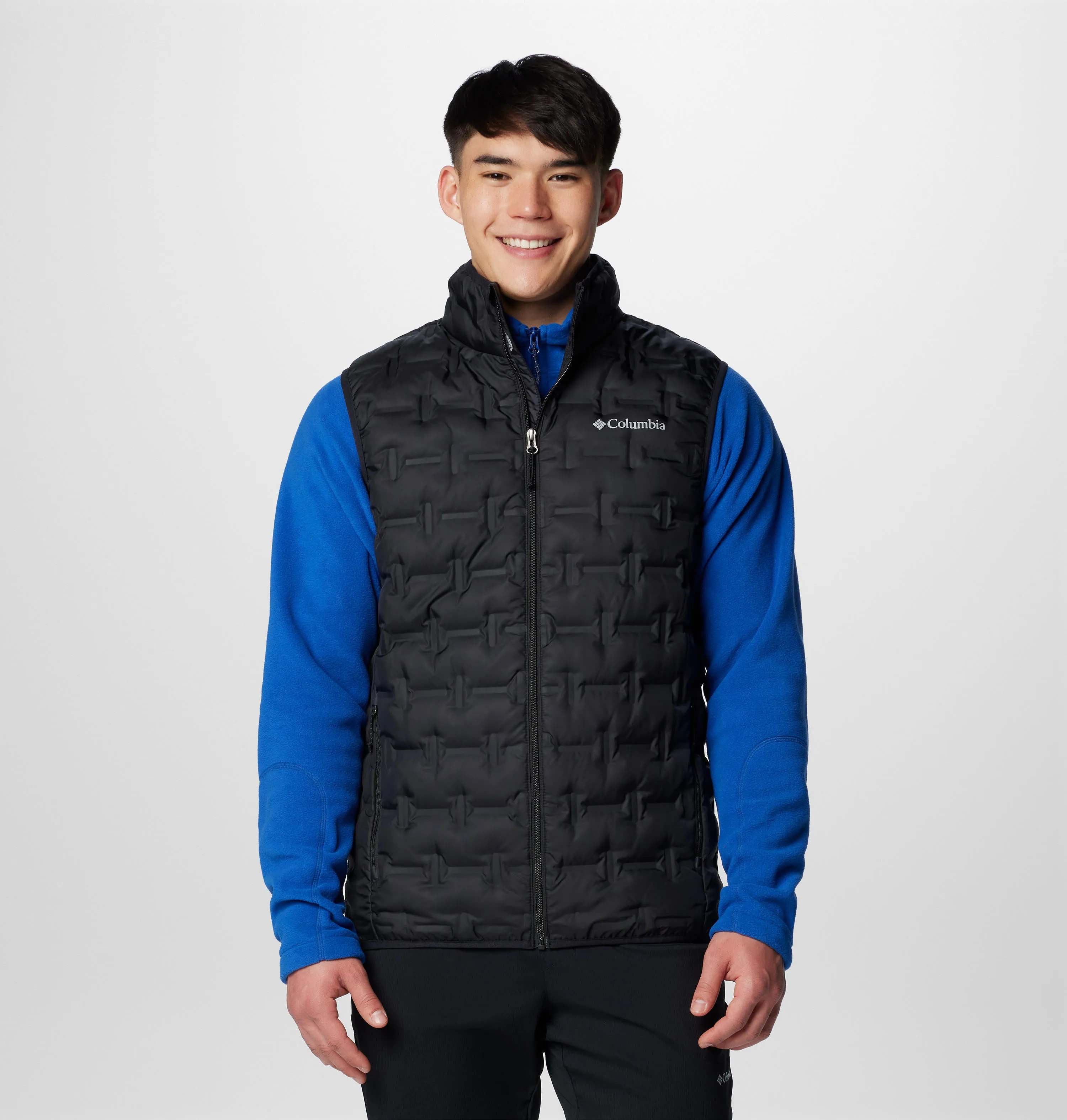 Columbia Men Black Omni-Heat Reflective Delta Ridge II Vest