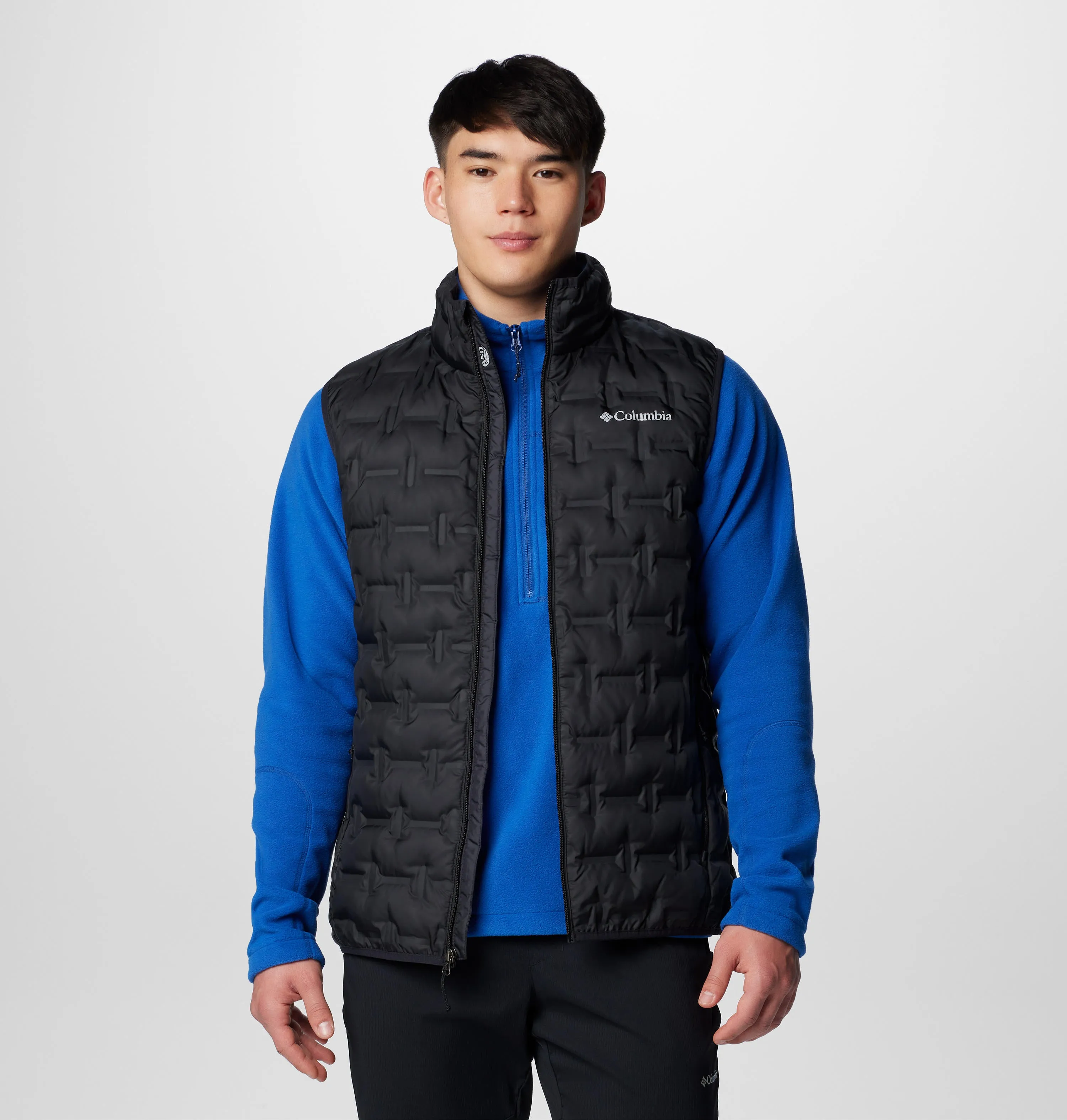 Columbia Men Black Omni-Heat Reflective Delta Ridge II Vest