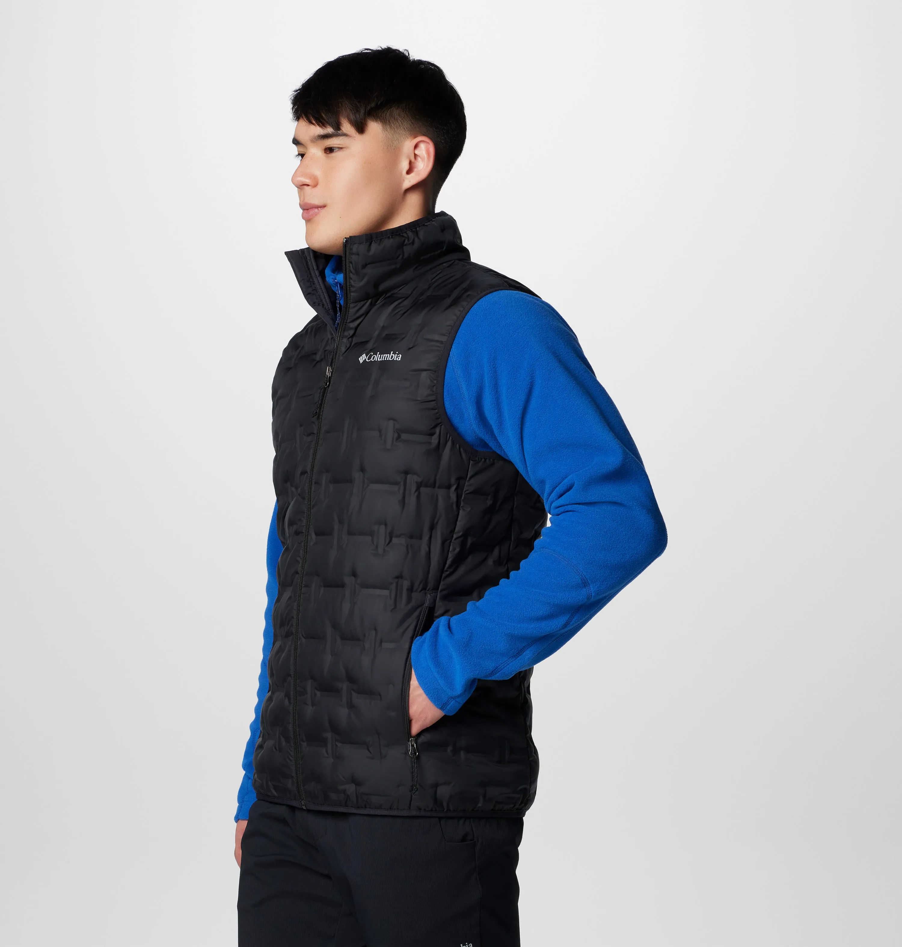 Columbia Men Black Omni-Heat Reflective Delta Ridge II Vest