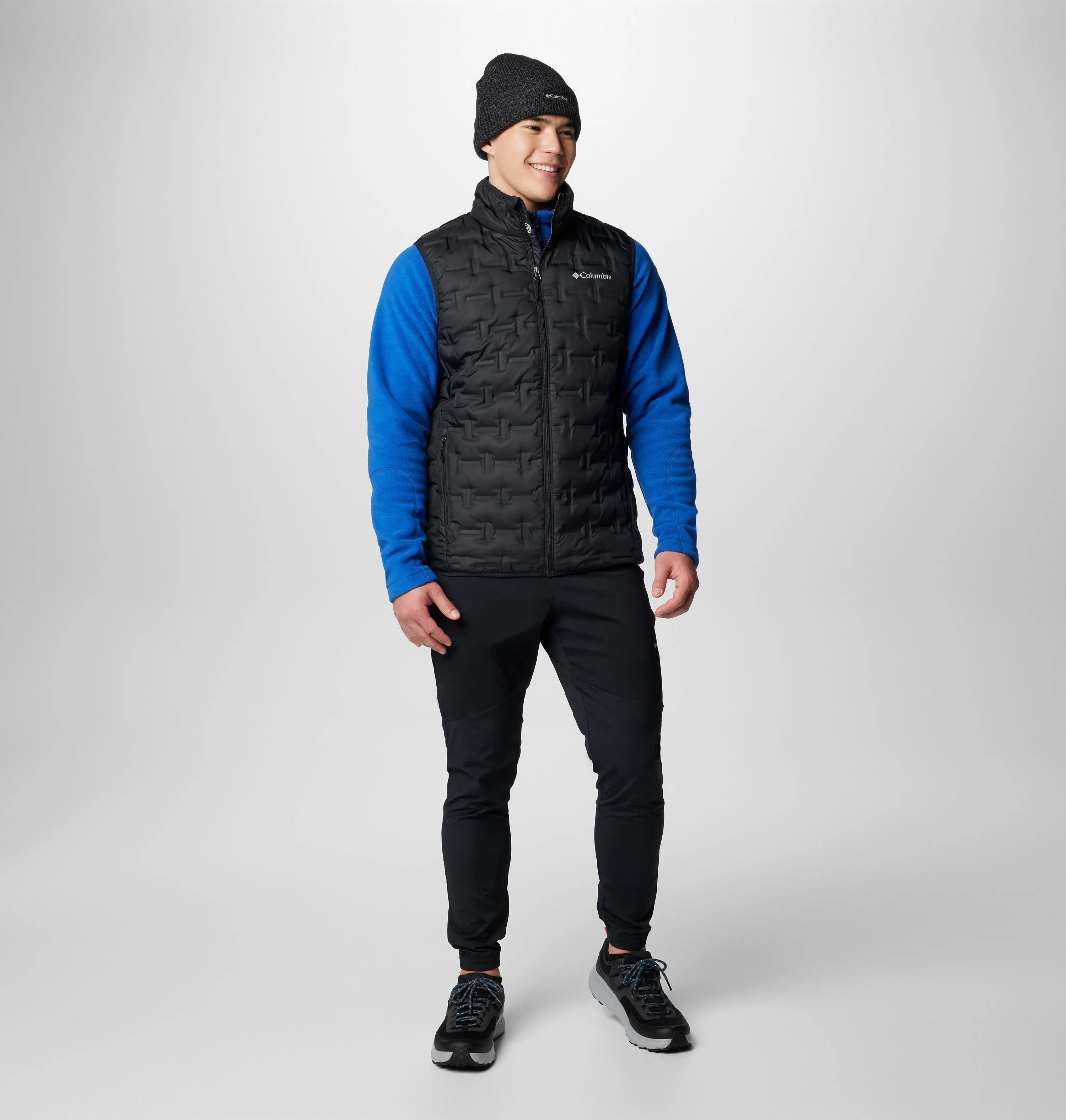 Columbia Men Black Omni-Heat Reflective Delta Ridge II Vest