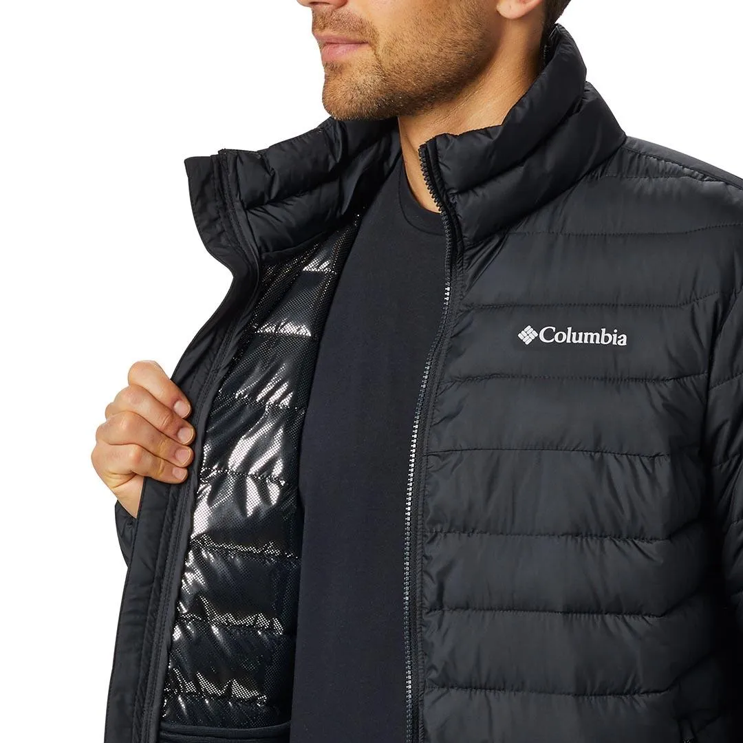 Columbia Men Black Omni-Heat Reflective Powder Lite Jacket