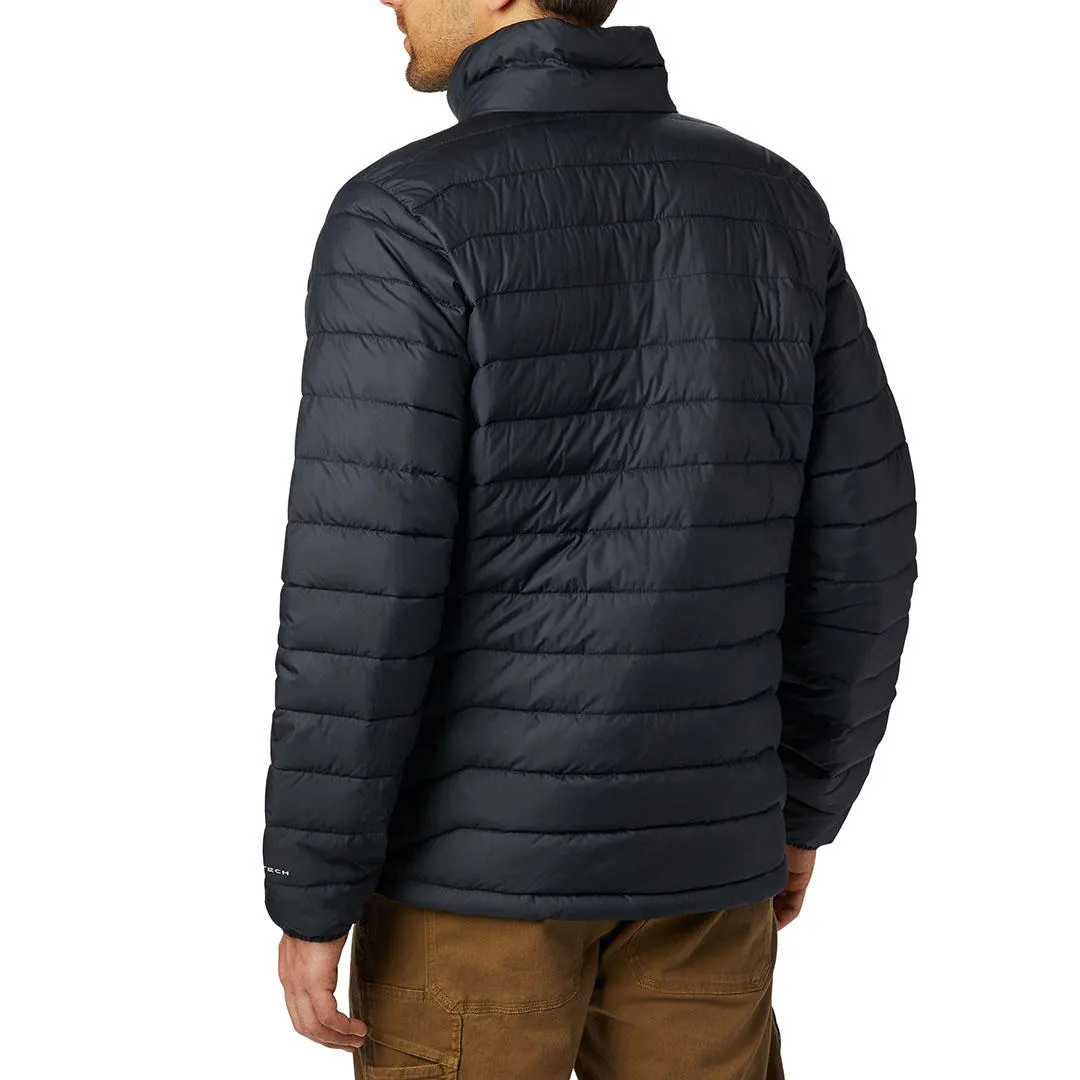 Columbia Men Black Omni-Heat Reflective Powder Lite Jacket