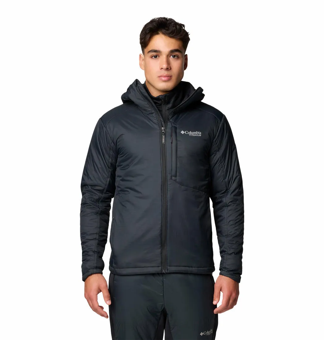 Columbia Men Black Omni-Shield Silver Leaf Stretch Insulated II Insulated Jacket