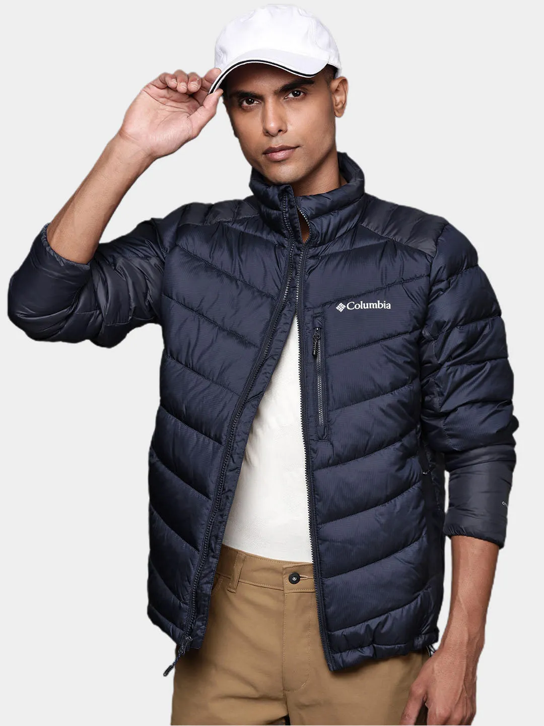 Columbia Men Blue Omni-Heat Infinity Labyrinth Loop Jacket