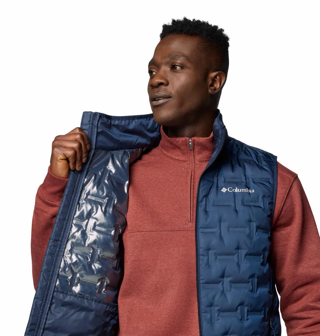 Columbia Men Blue Omni-Heat Reflective Delta Ridge II Vest