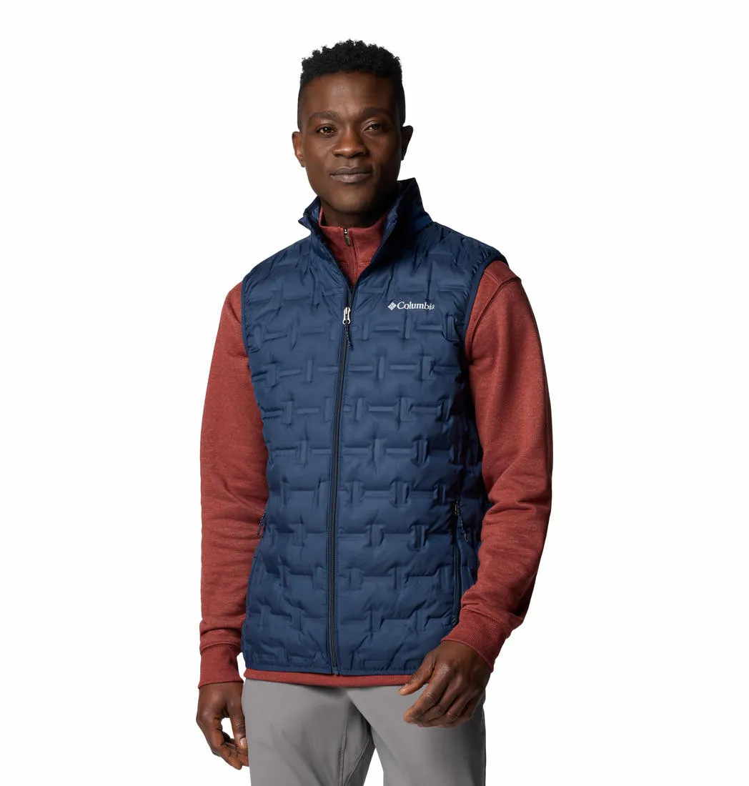 Columbia Men Blue Omni-Heat Reflective Delta Ridge II Vest