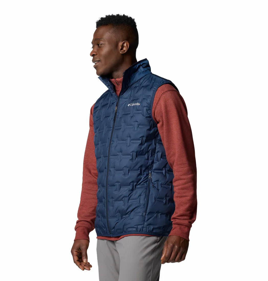 Columbia Men Blue Omni-Heat Reflective Delta Ridge II Vest