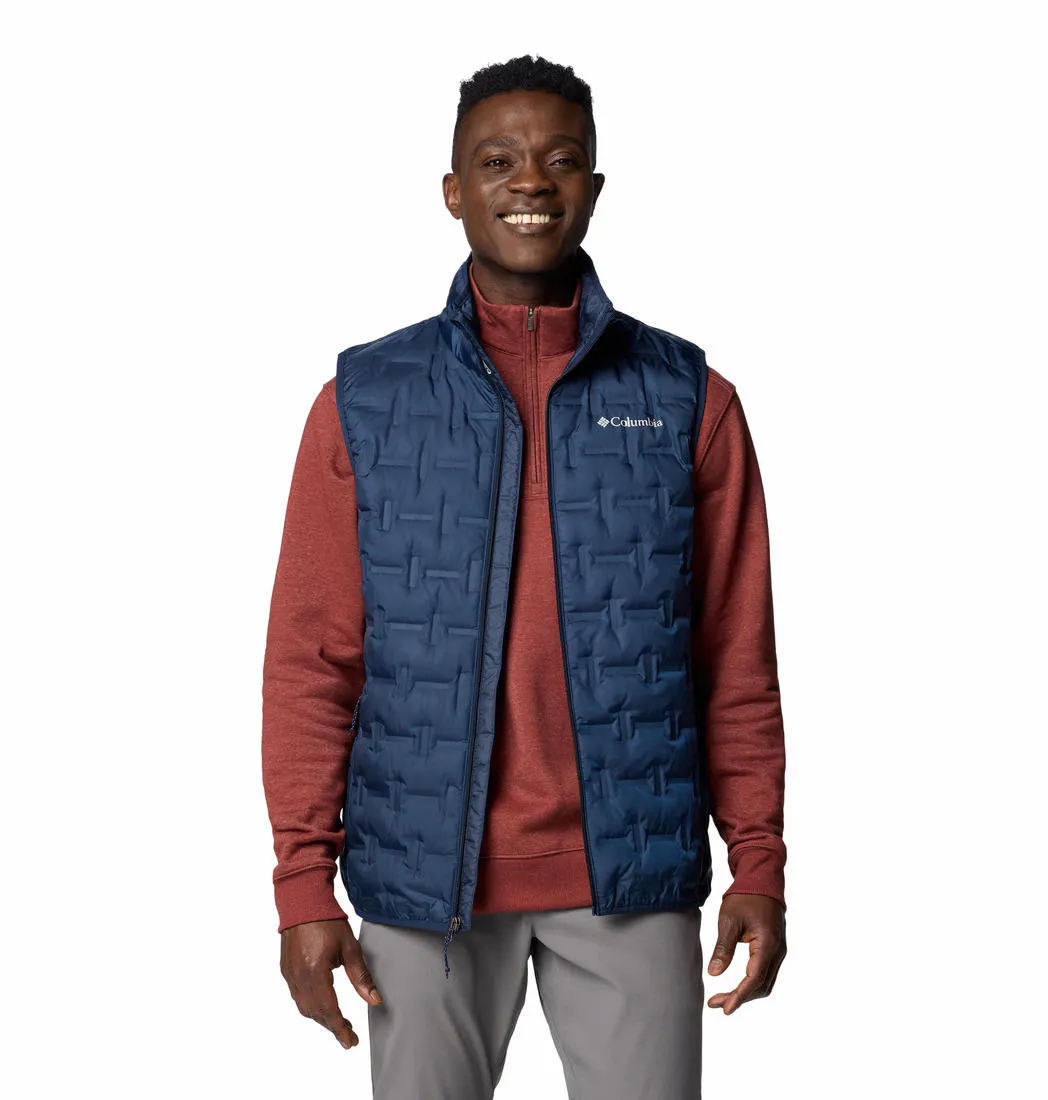Columbia Men Blue Omni-Heat Reflective Delta Ridge II Vest