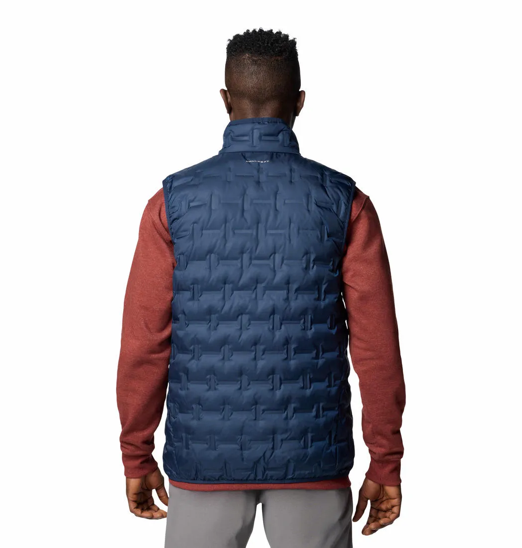 Columbia Men Blue Omni-Heat Reflective Delta Ridge II Vest