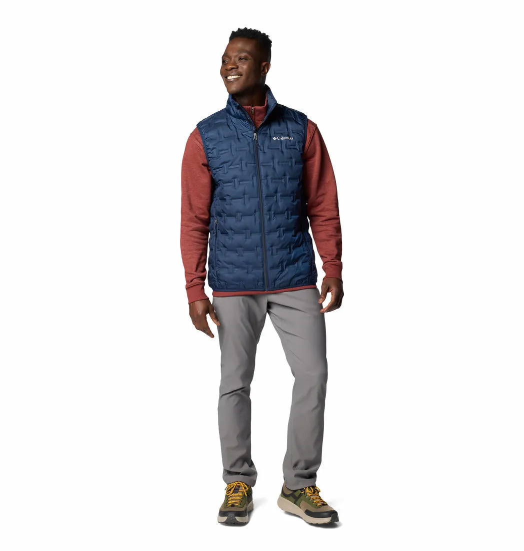 Columbia Men Blue Omni-Heat Reflective Delta Ridge II Vest