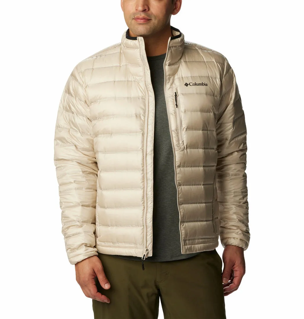 Columbia Men Brown Omni-Heat Infinity Pebble Peak II Down Jacket