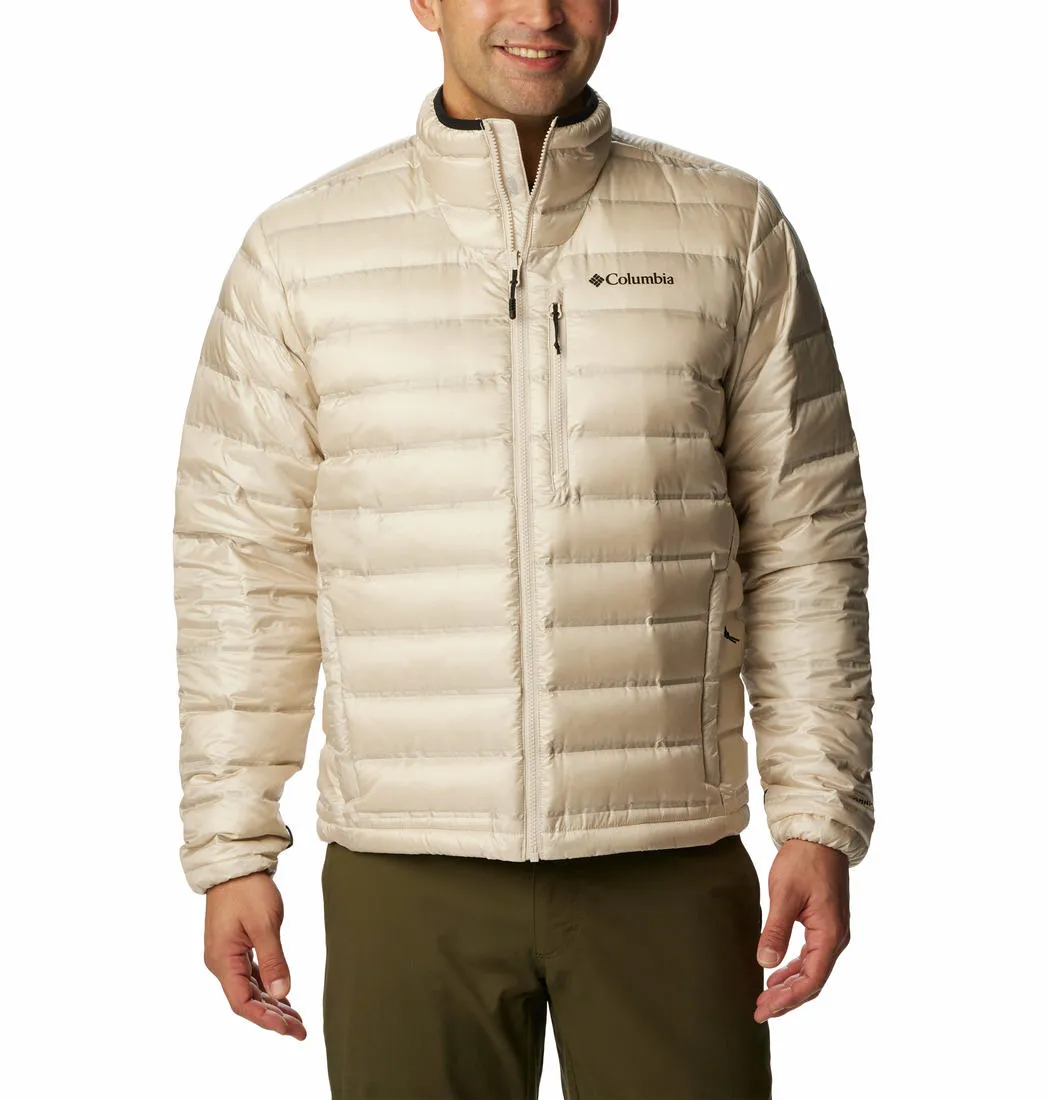 Columbia Men Brown Omni-Heat Infinity Pebble Peak II Down Jacket