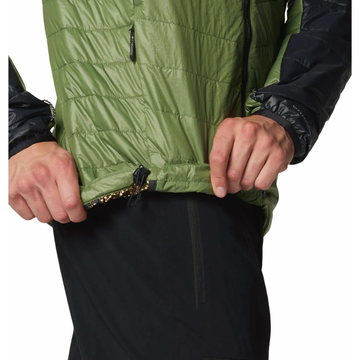 Columbia Men Green Omni-Heat Infinity Platinum Peak II Hooded Jacket