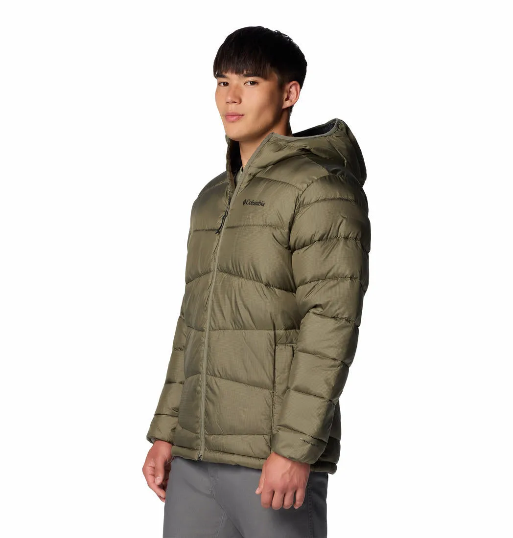 Columbia Men Green Omni-Heat Reflective Fivemile Butte II Hooded Jacket