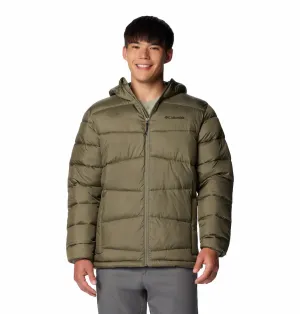 Columbia Men Green Omni-Heat Reflective Fivemile Butte II Hooded Jacket