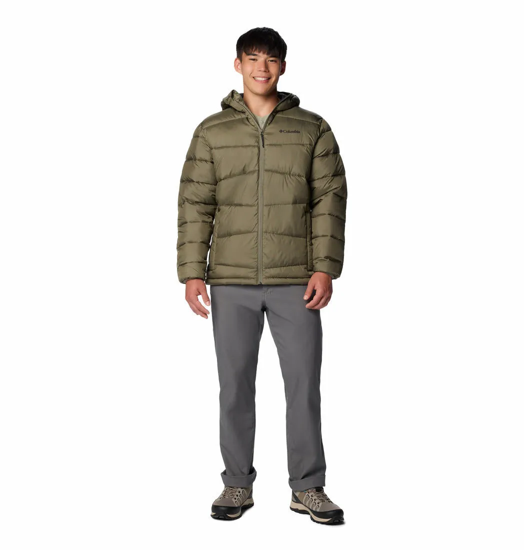 Columbia Men Green Omni-Heat Reflective Fivemile Butte II Hooded Jacket