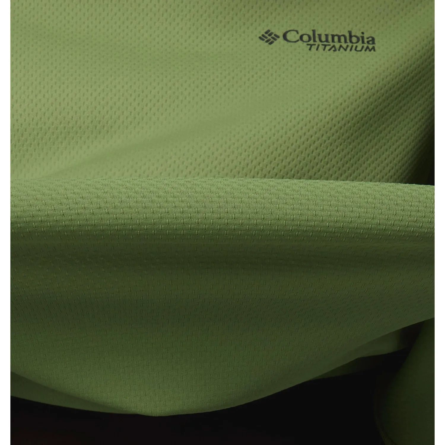 Columbia Men Green Omni-Shade Summit Valley Crew Tshirt