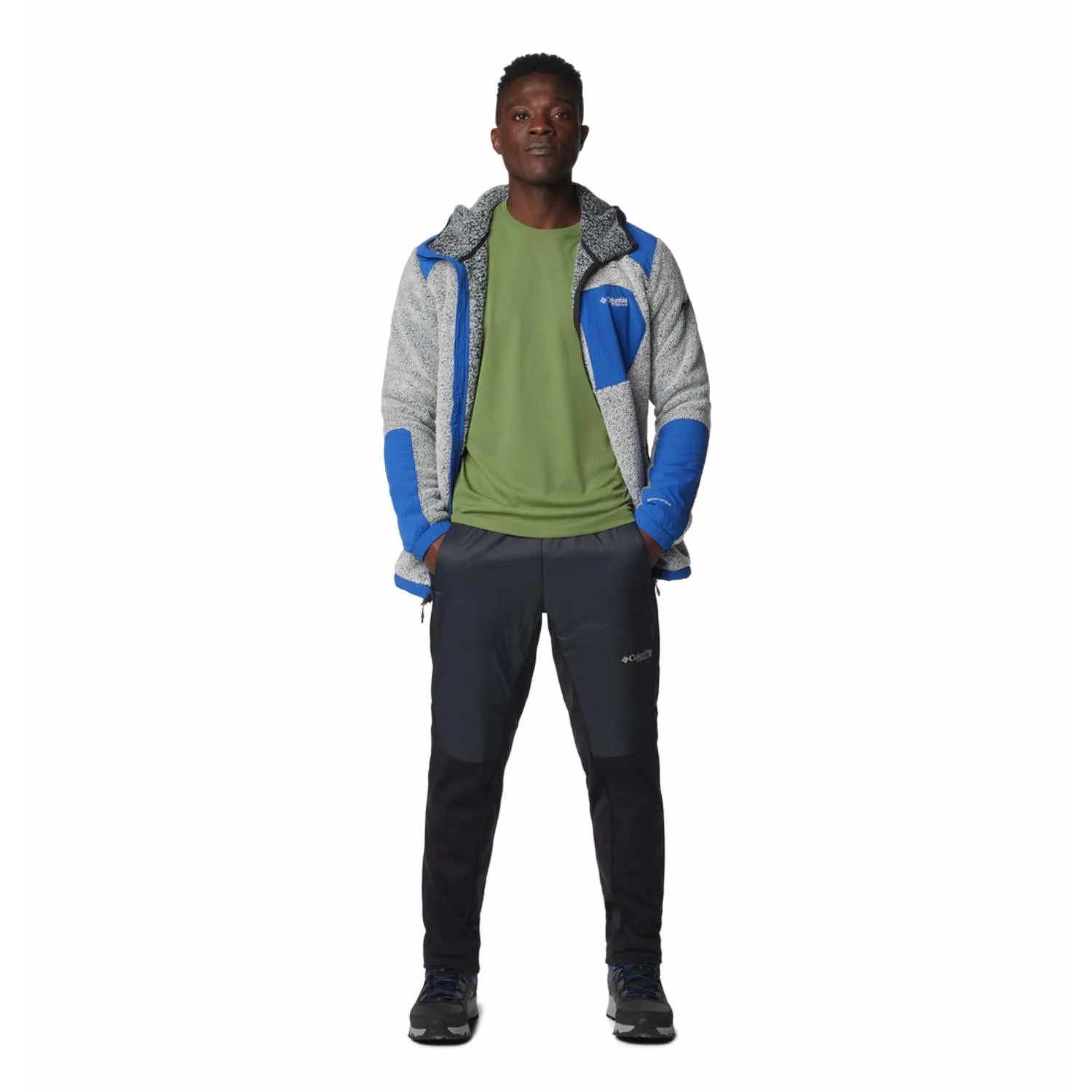 Columbia Men Green Omni-Shade Summit Valley Crew Tshirt