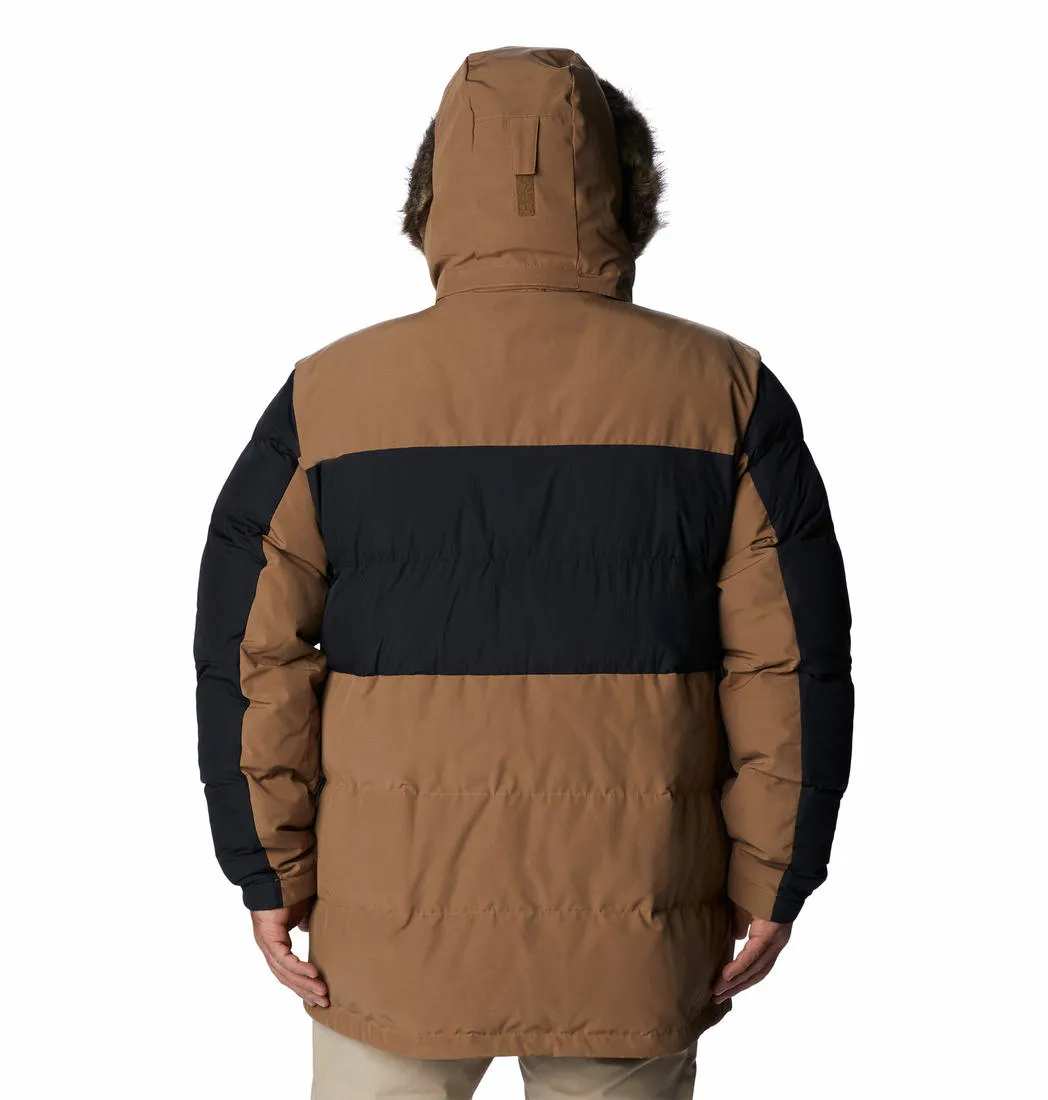 Columbia Men Mustard Omni-Heat Infinity Marquam Peak Fusion II Parka Parka Jacket