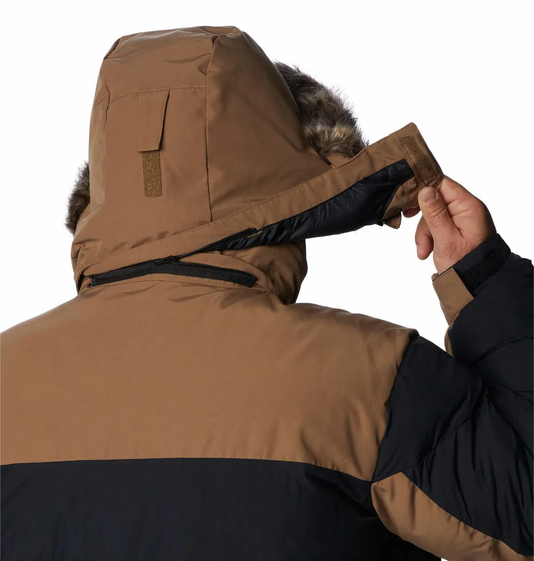 Columbia Men Mustard Omni-Heat Infinity Marquam Peak Fusion II Parka Parka Jacket